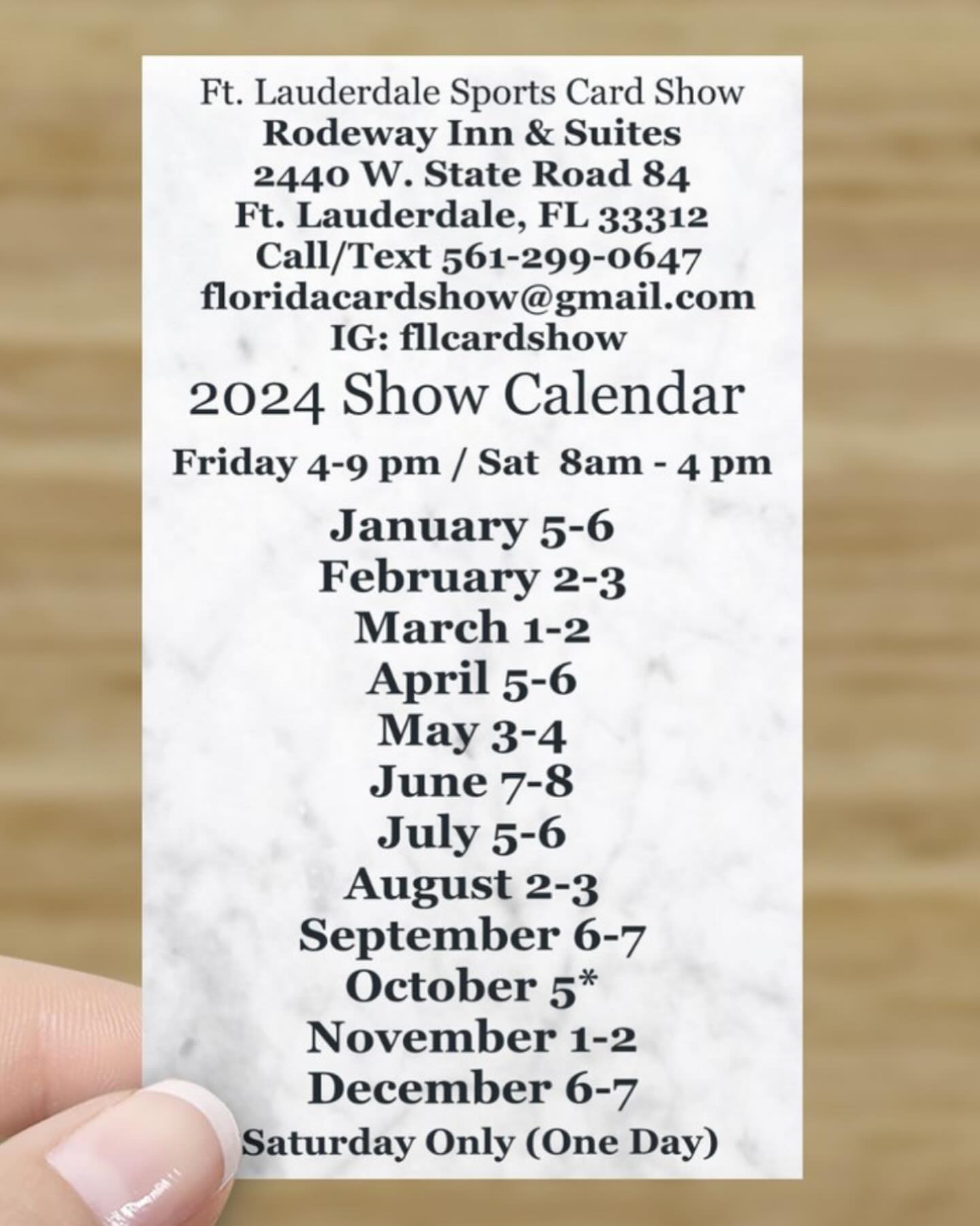 Fort Lauderdale Card Show - Fort Lauderdale