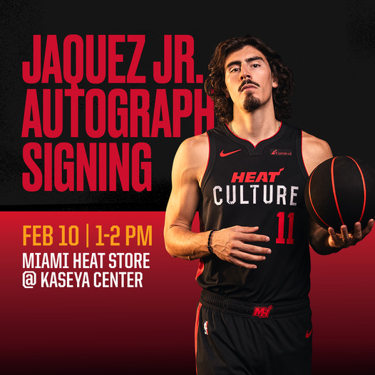 Jaime Jaquez Jr. Autograph Signing - Miami