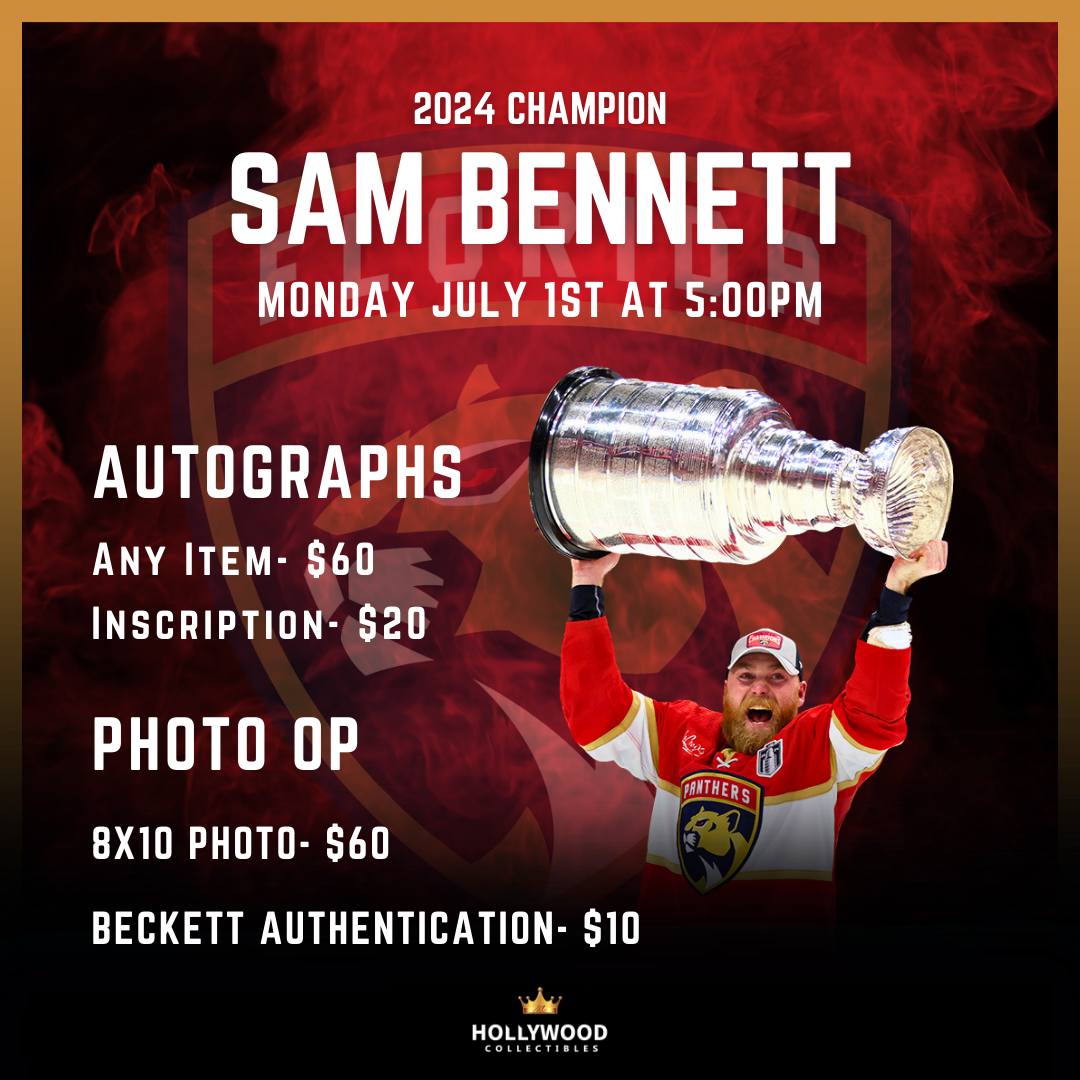 Sam Bennett Autograph Signing - Hollywood