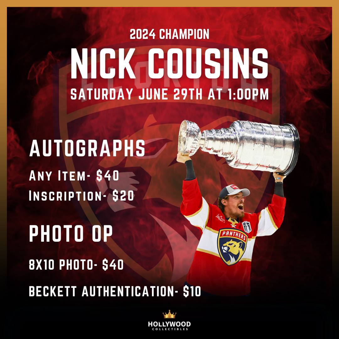 Nick Cousins Autograph Signing - Hollywood