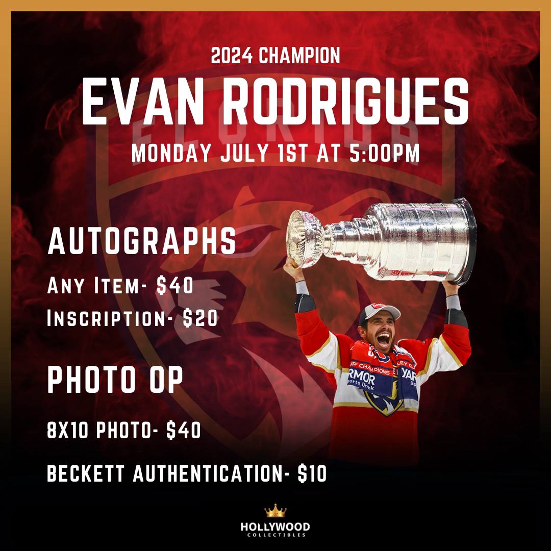 Evan Rodrigues Autograph Signing - Hollywood