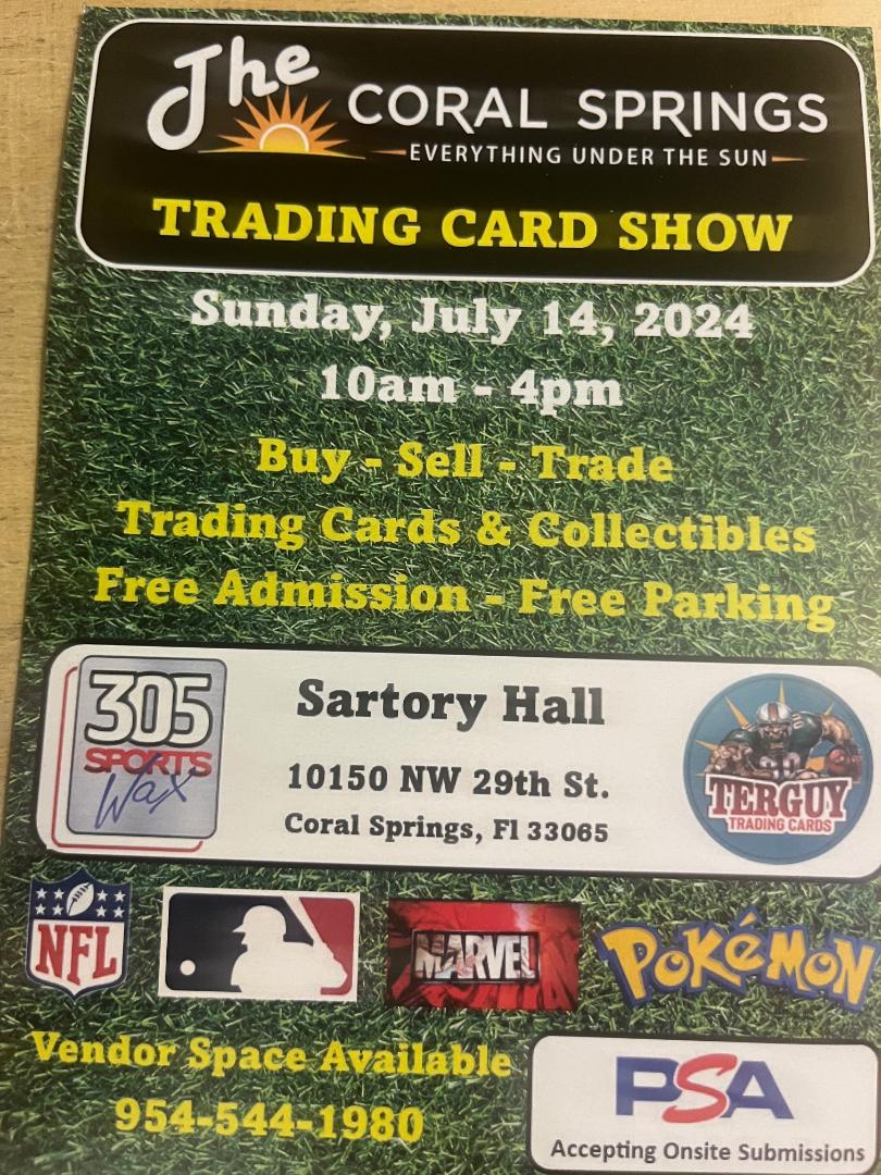 The Coral Springs Trading Card Show - Coral Springs