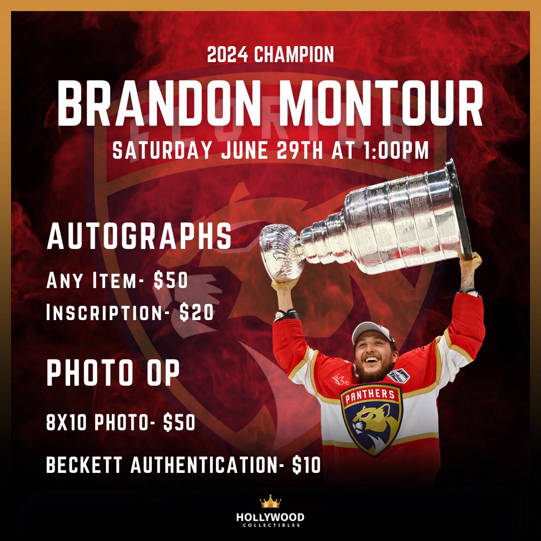 Brandon Montour Autograph Signing - Hollywood