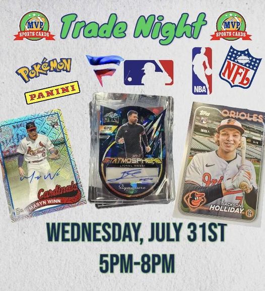 Trade Night at MVP Sports Cards & Collectibles - Sebastian