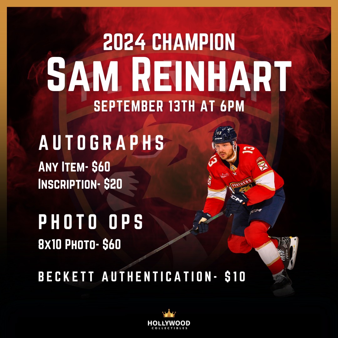 Sam Reinhart Autograph Signing - Hollywood