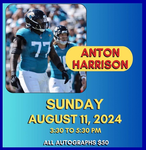 Anton Harrison Autograph Signing - Jacksonville