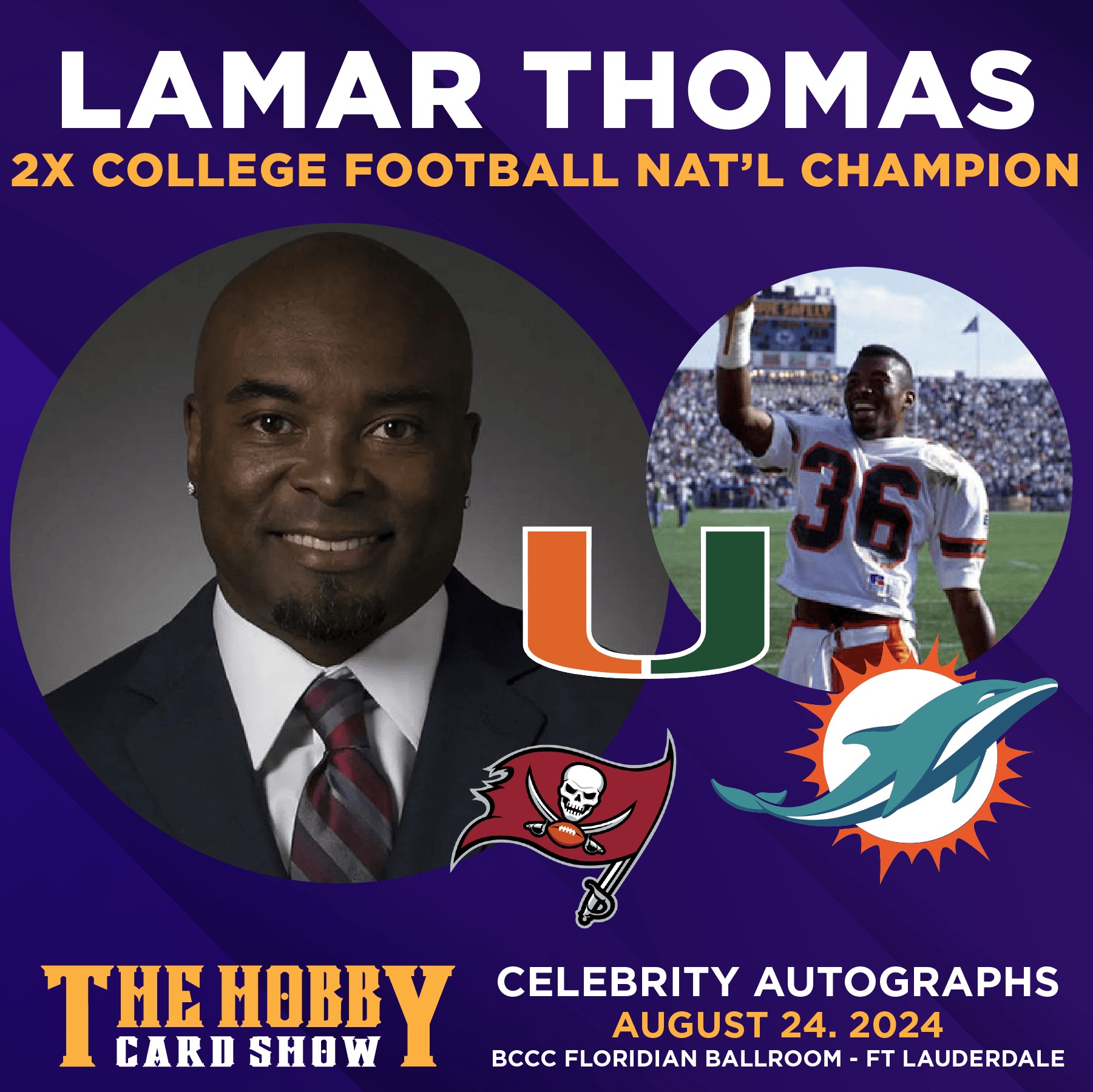 Lamar Thomas Autograph Signing - Fort Lauderdale