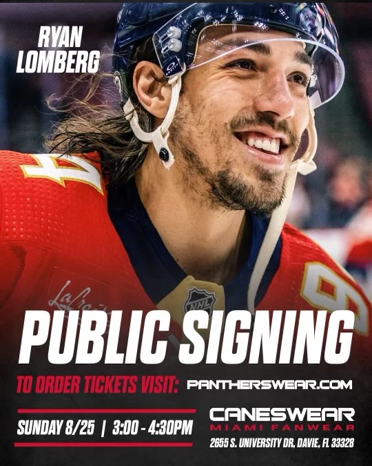 Ryan Lomberg Autograph Signing - Davie