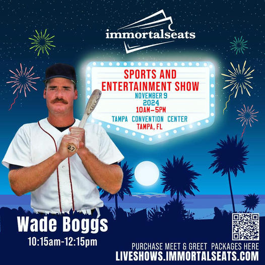 Wade Boggs Autograph Signing - Tampa