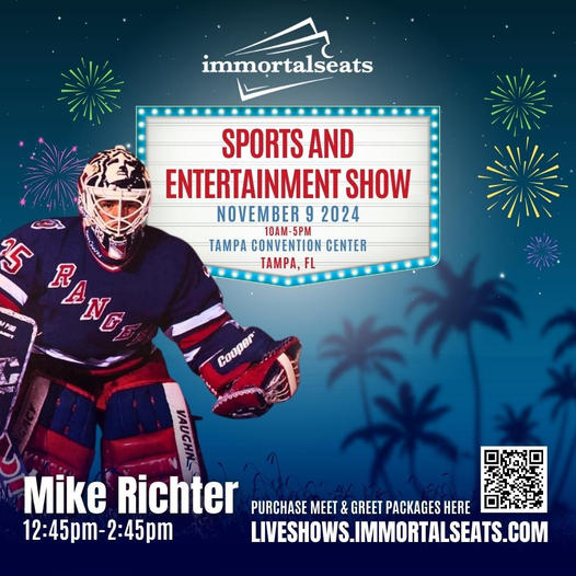 Mike Richter Autograph Signing - Tampa