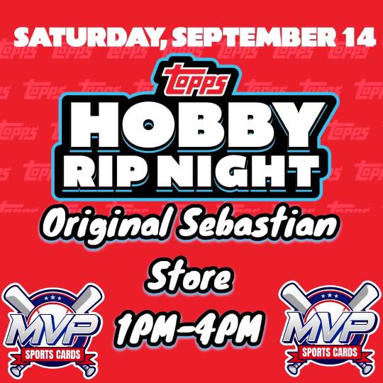 Topps Hobby Rip Night at MVP Sports Cards & Collectibles - Sebastian