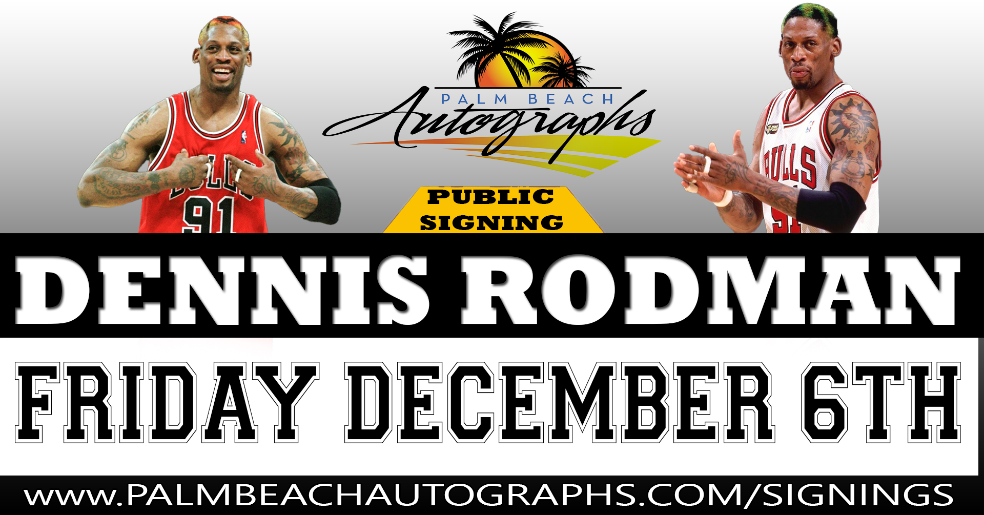 Dennis Rodman Autograph Signing - Wellington