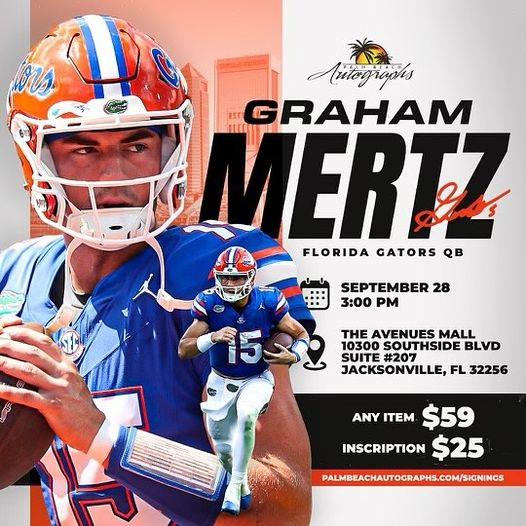 Graham Mertz Autograph Signing - Jacksonville