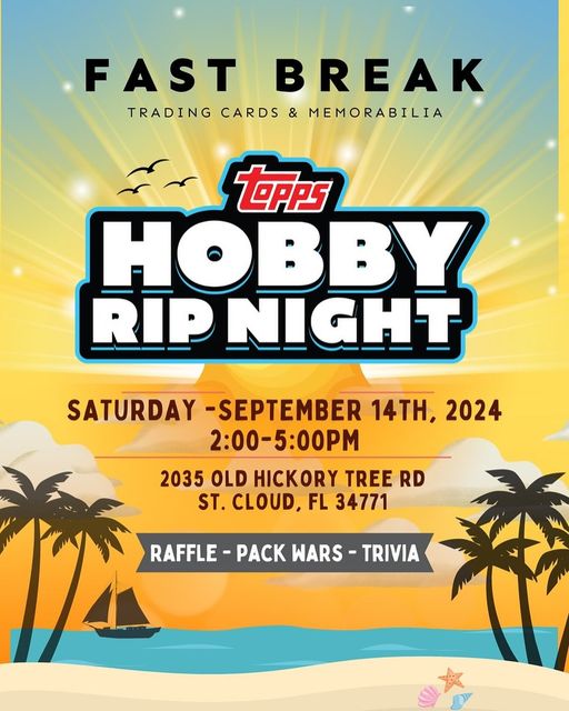 Topps Hobby Rip Night at Fast Break Trading Cards & Memorabilia - St. Cloud