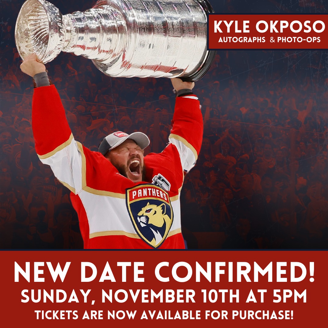 Kyle Okposo Autograph Signing - Hollywood