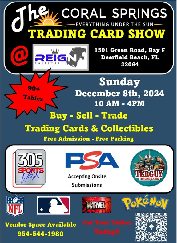 The Coral Springs Trading Card Show - Deerfield Beach