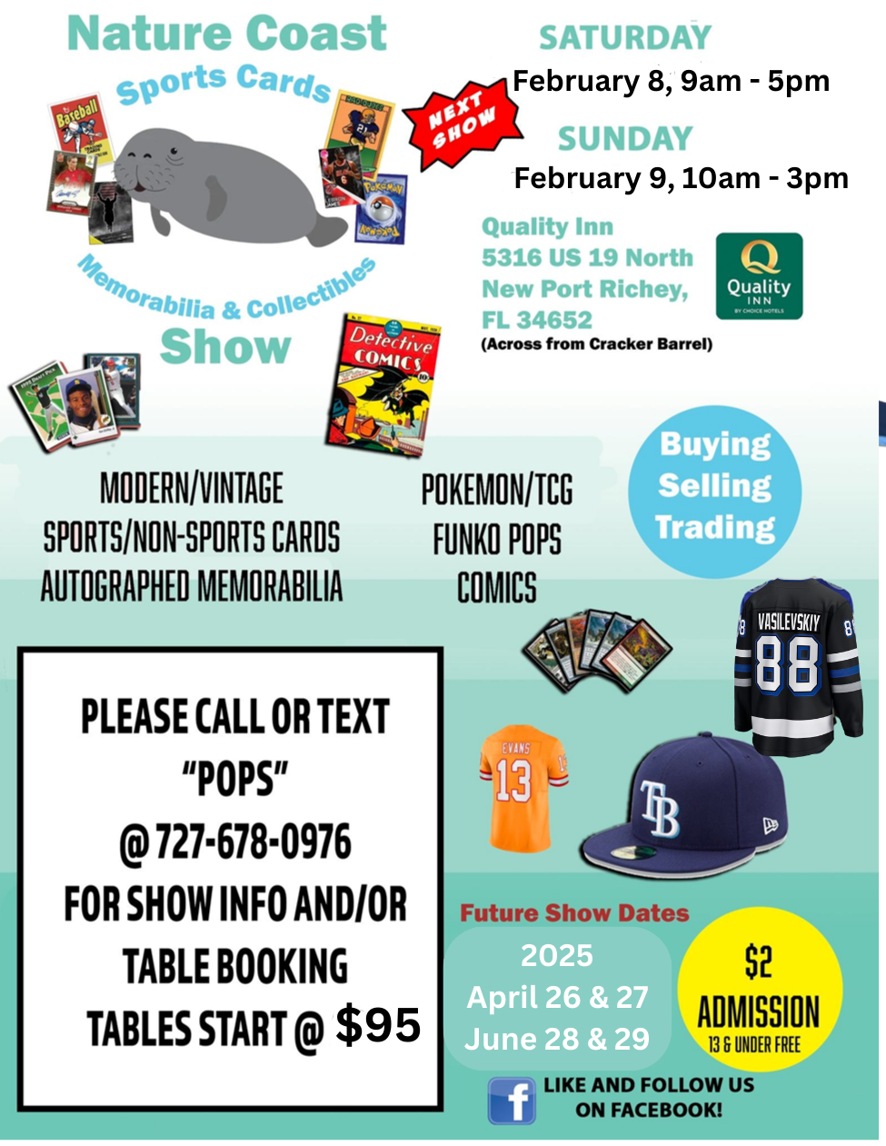 Nature Coast Sports Card, Memorabilia & Collectibles Show - New Port Richey