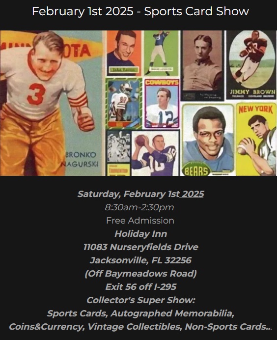 Jacksonville Sports Card Show - Jacksonville