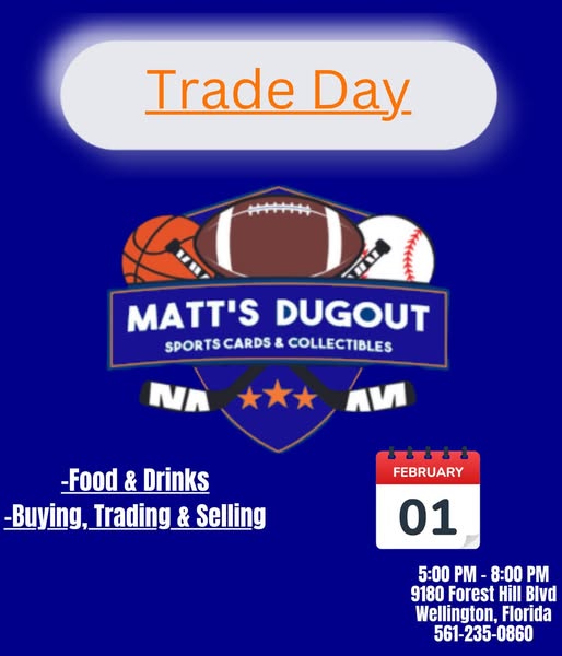 Trade Day at Matt's Dugout - Wellington