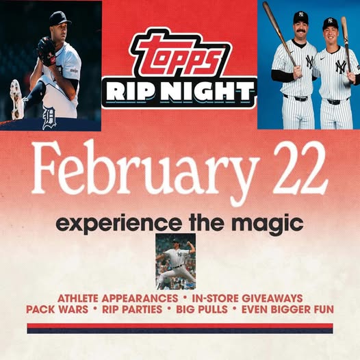 Topps Rip Night at Baseball Card Clubhouse - Tampa