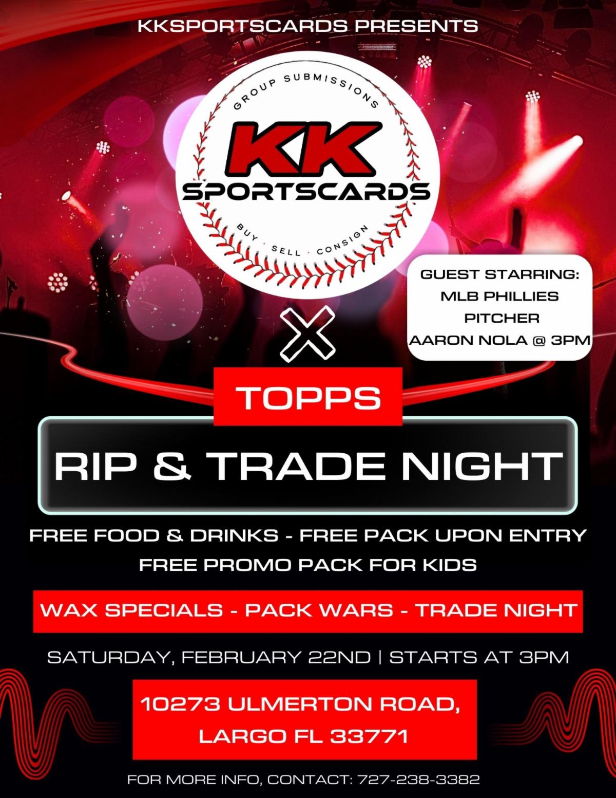 Topps Rip & Trade Night at KK Sports Cards - Largo