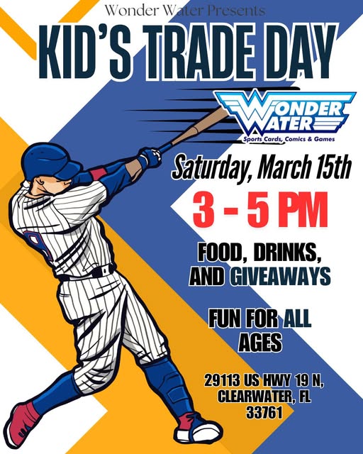 Kid's Trade Day at Wonder Water Sports Cards - Clearwater