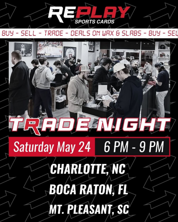Trade Night at Replay Sports Cards - Boca Raton