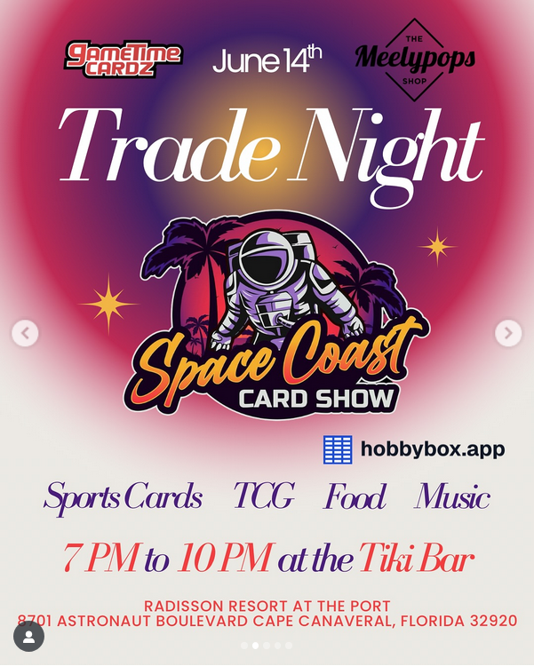 Space Coast Card Show Trade Night - Cape Canaveral