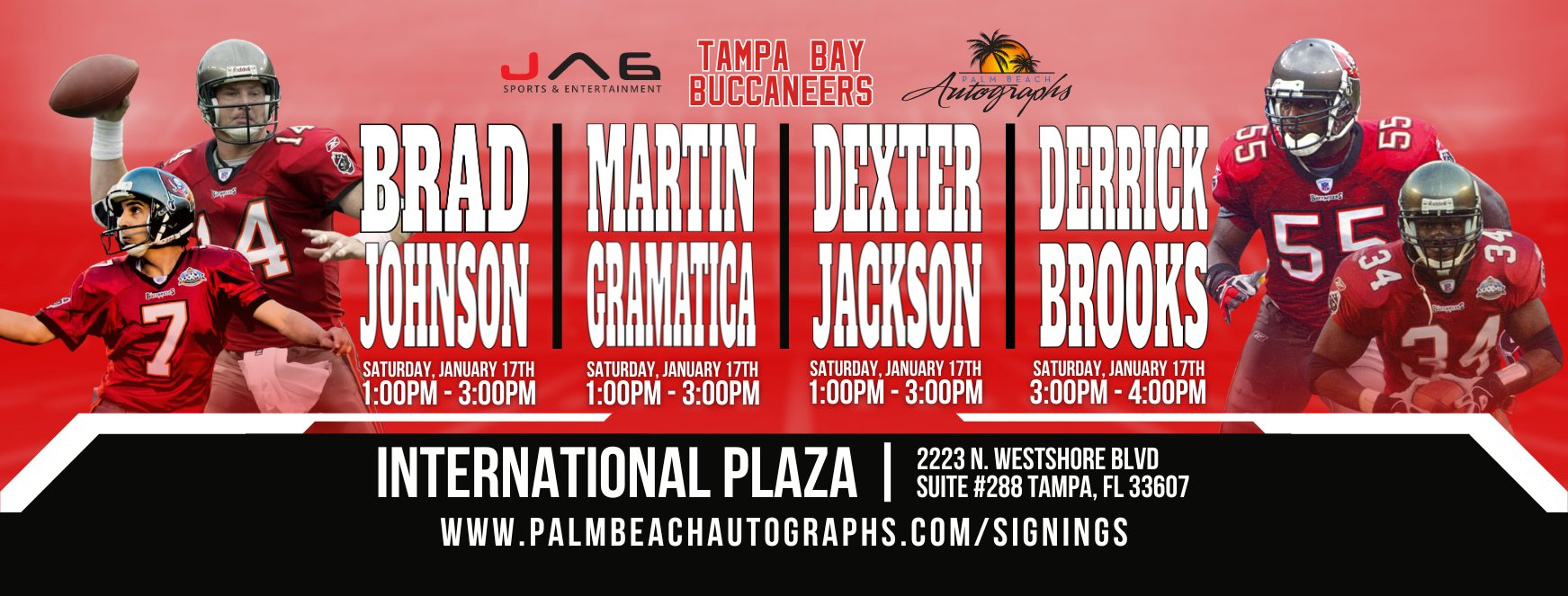 Dexter Jackson Autograph Signing - Tampa