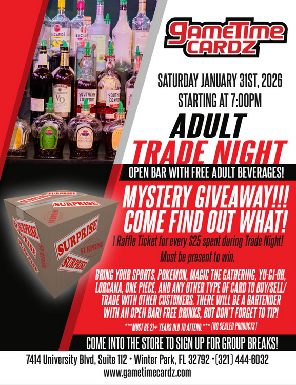 Adult Trade Night at Game Time Cardz - Winter Park