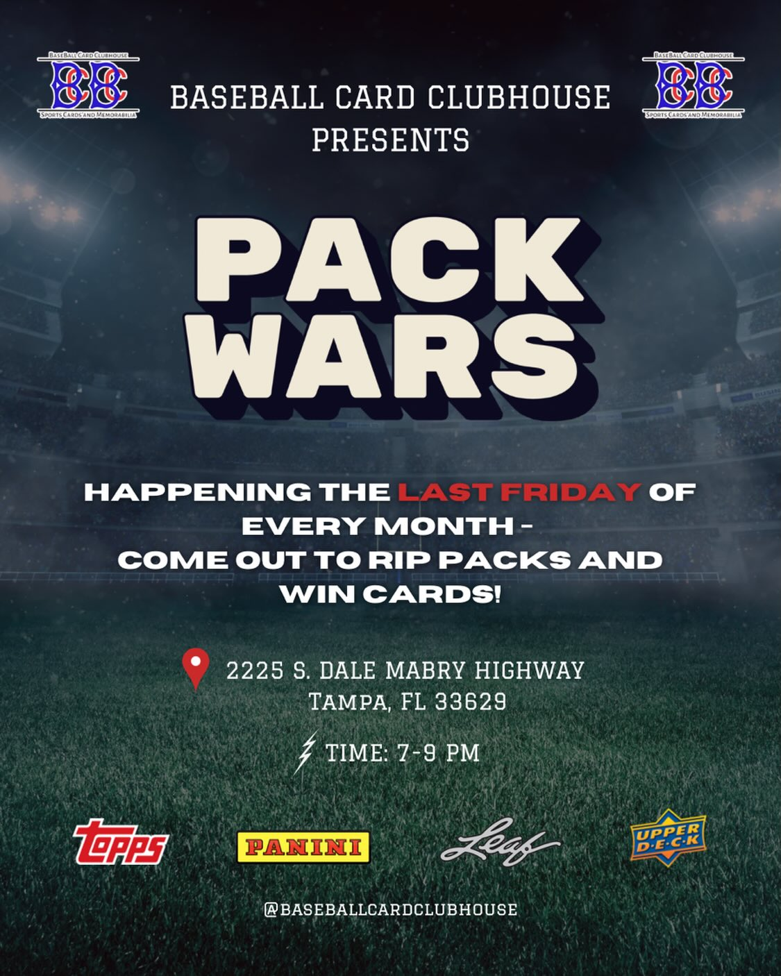 Pack Wars at Baseball Card Clubhouse - Tampa