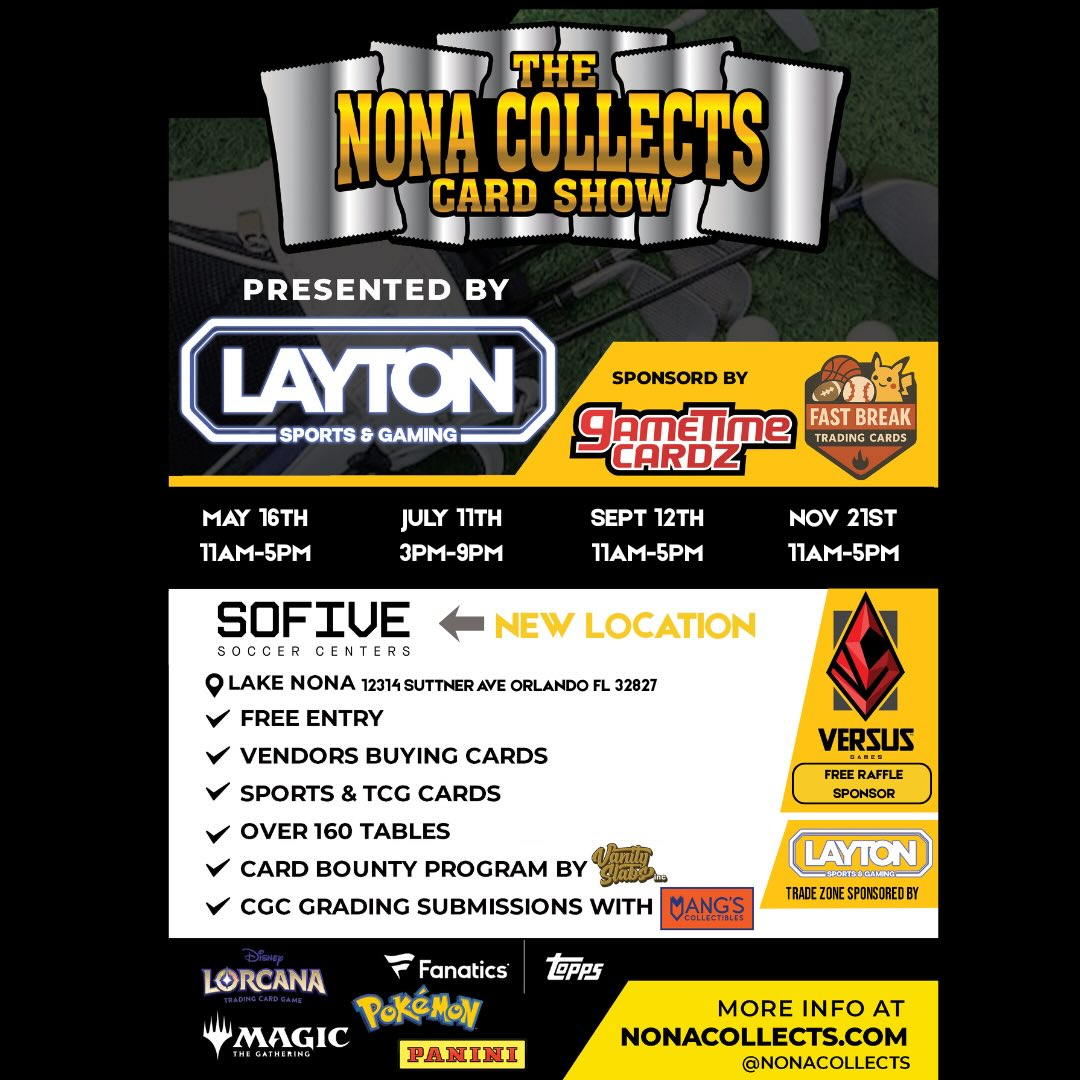 The Nona Collects Card Show - Orlando