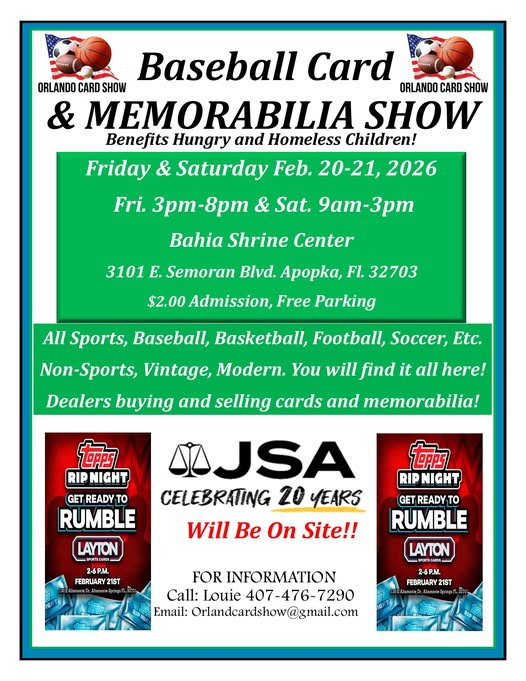 Orlando Card Show - Apopka
