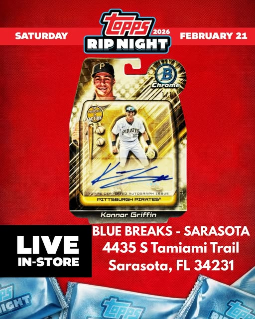 Topps Rip Night at Blue Breaks - Sarasota