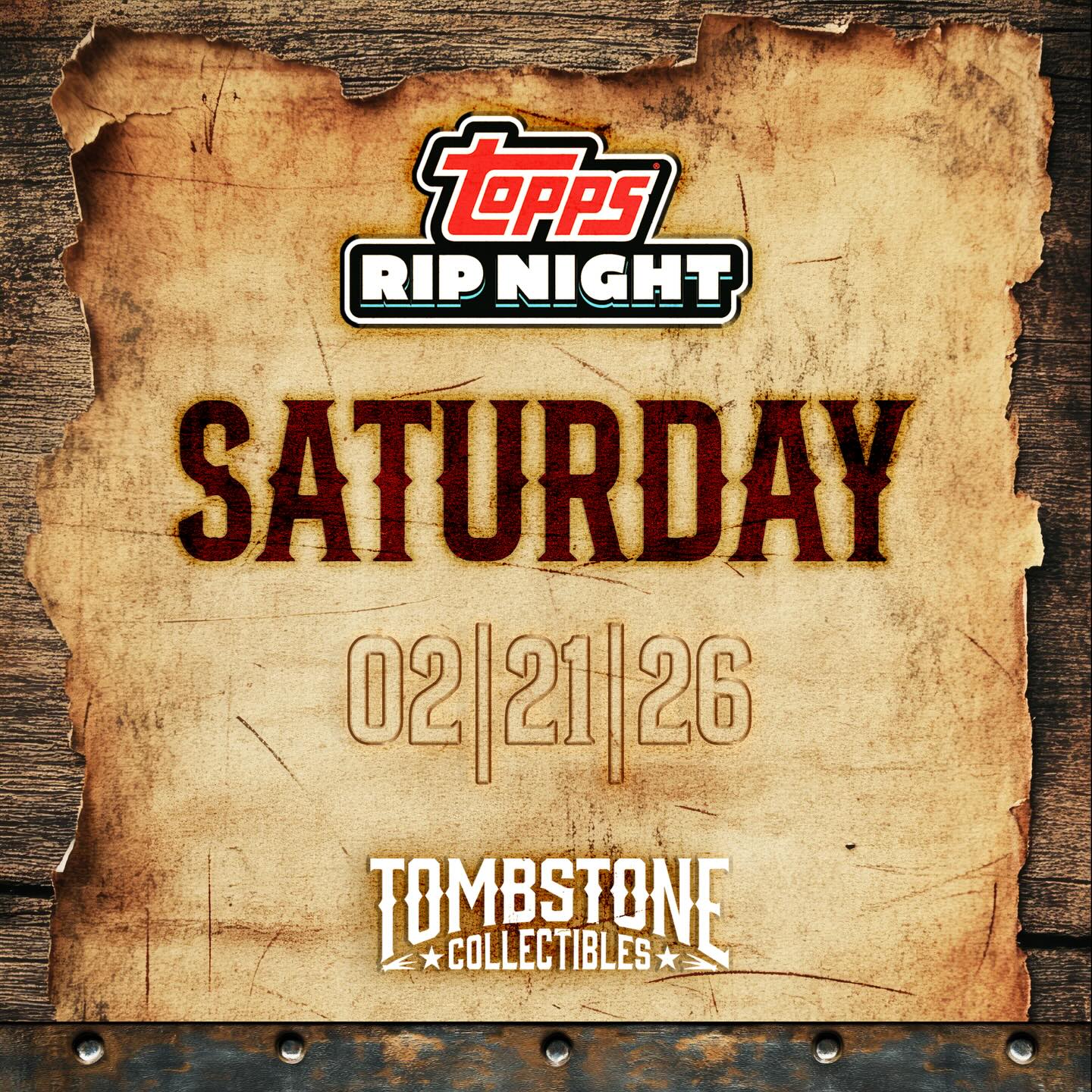Topps Rip Night at Tombstone Collectibles - Miami