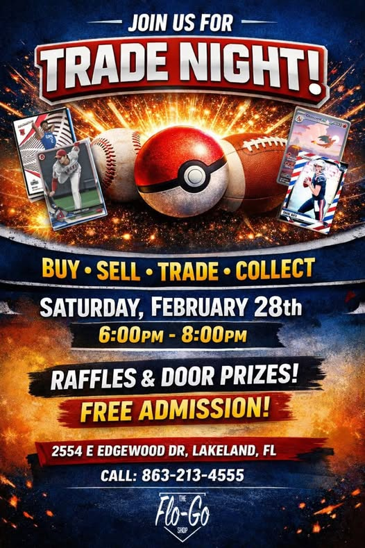 Trade Night at Flo-Go Shop - Lakeland