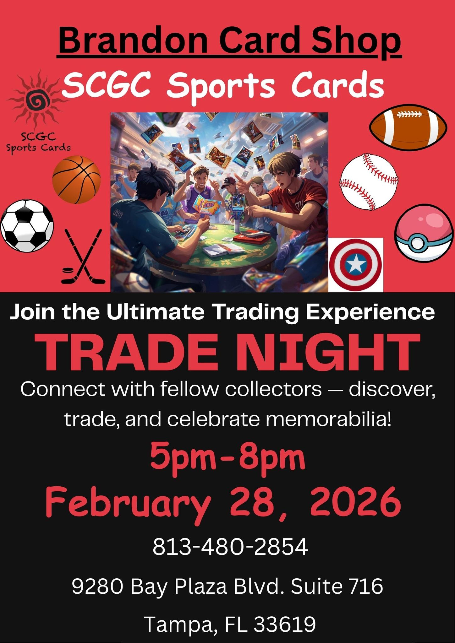 Trade Night at SCGC Sports Cards - Tampa