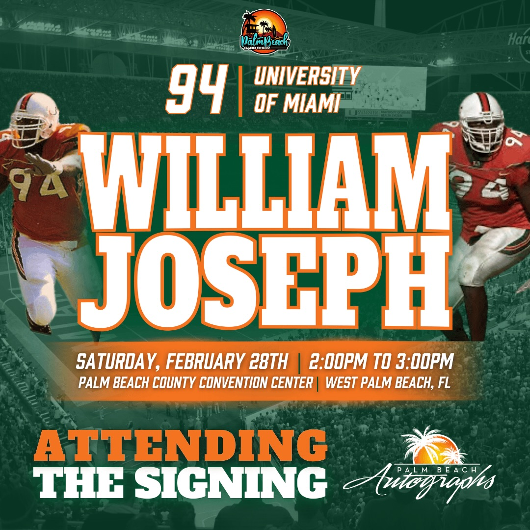 William Joseph Autograph Signing - West Palm Beach