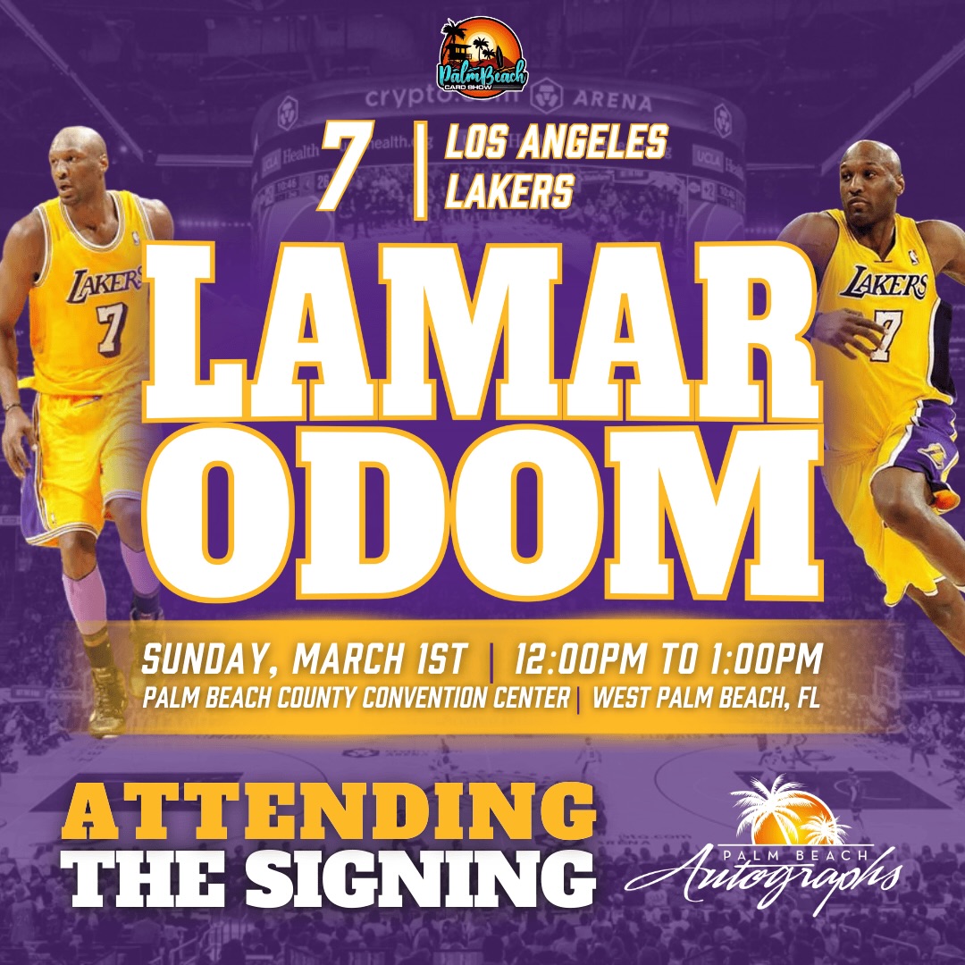 Lamar Odom Autograph Signing - West Palm Beach