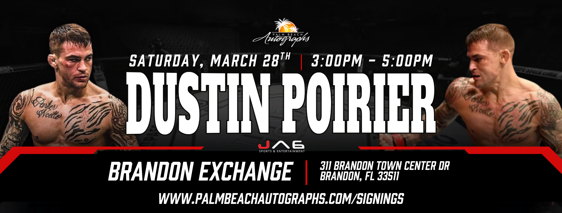 Dustin Poirier Autograph Signing - Brandon