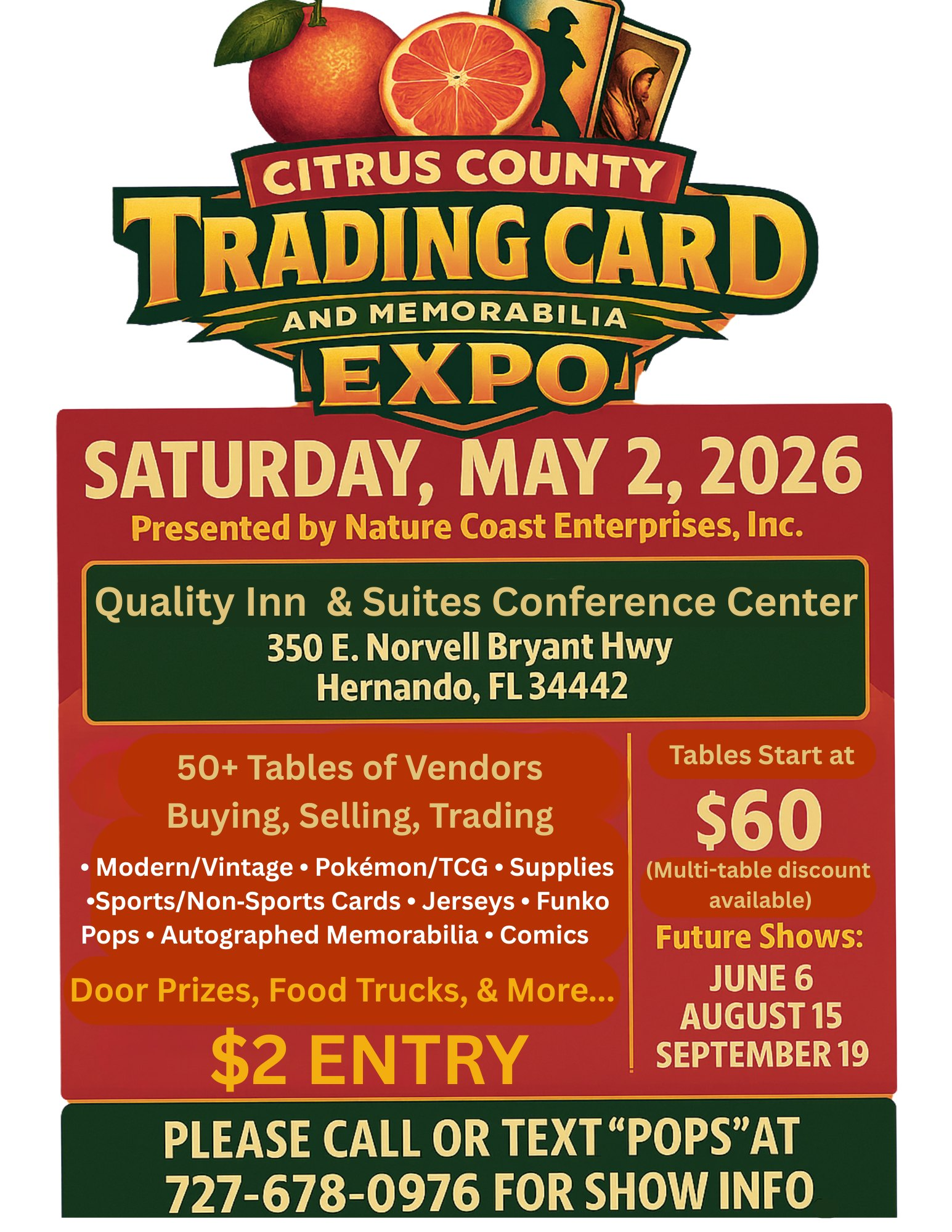 Citrus County Trading Card and Memorabilia Expo - Hernando