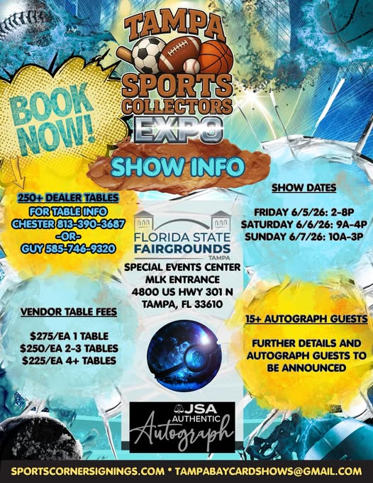 Tampa Sports Collectors Expo - Tampa