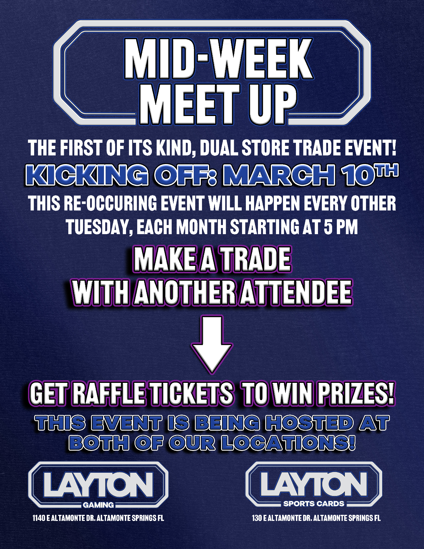 Mid-Week Meet Up at Layton Sports Cards - Altamonte Springs