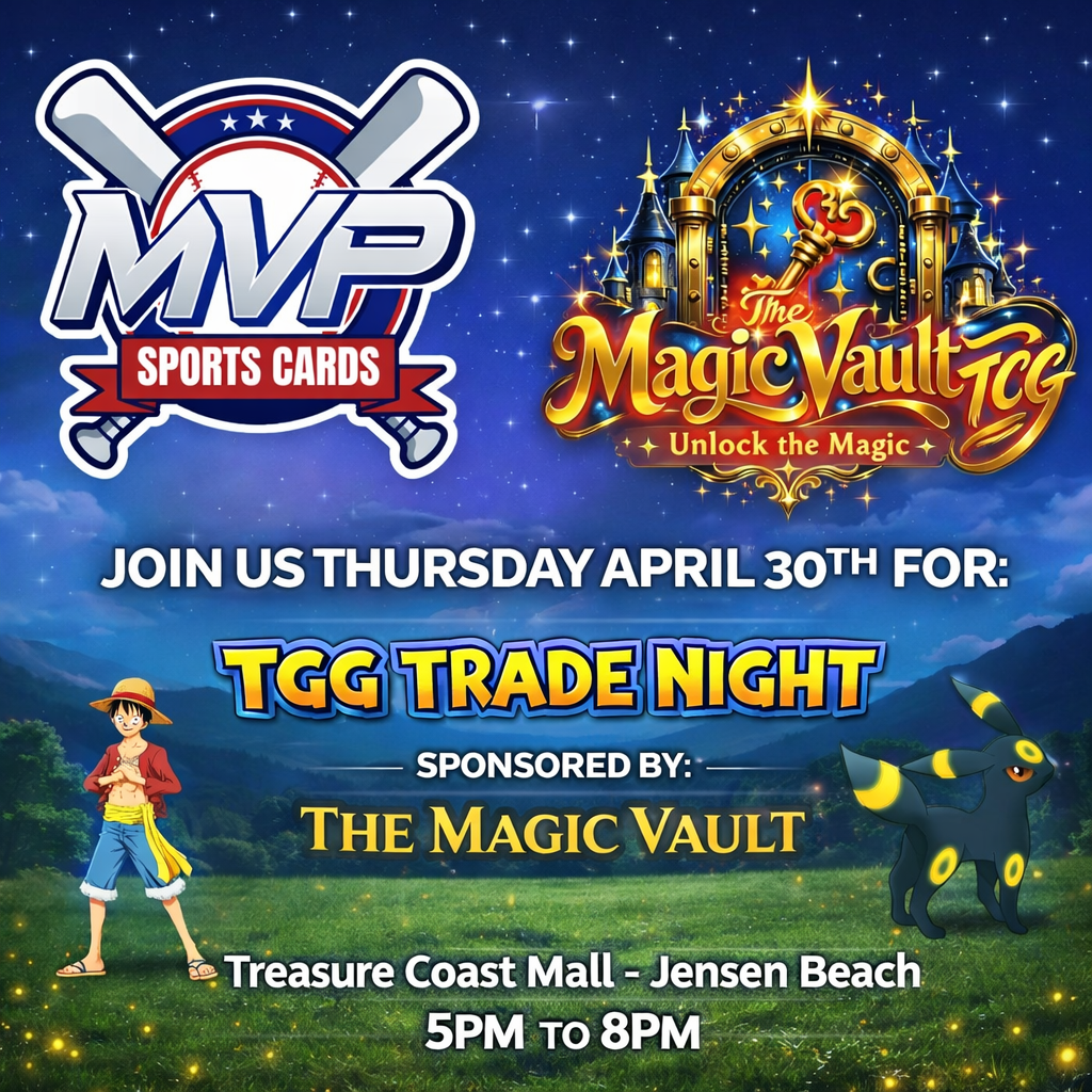 TCG Trade Night at MVP Sports Cards - Jensen Beach