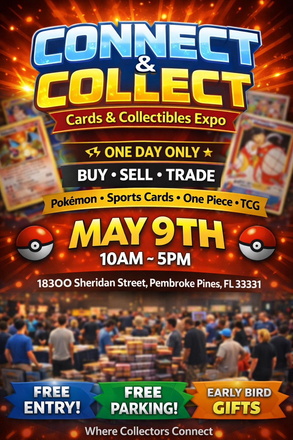 Connect & Collect Cards & Collectibles Expo - Pembroke Pines