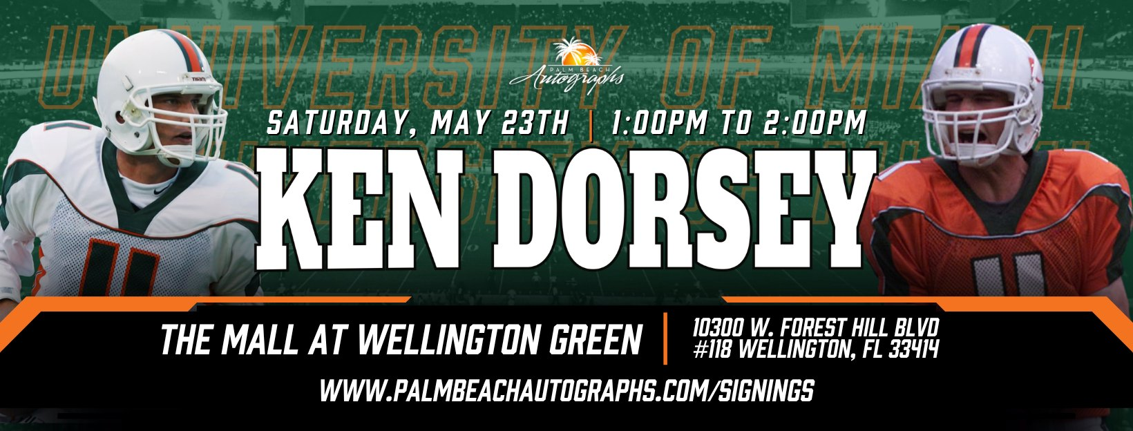 Ken Dorsey Autograph Signing - Wellington