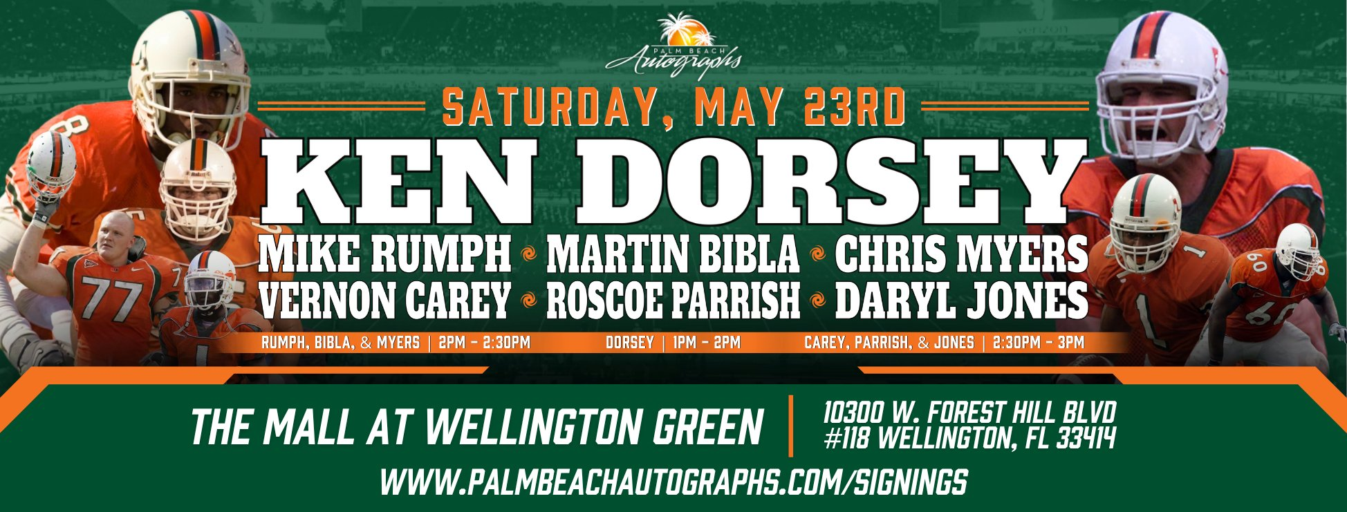 Mike Rumph, Martin Bibla, Chris Myers Autograph Signing - Wellington