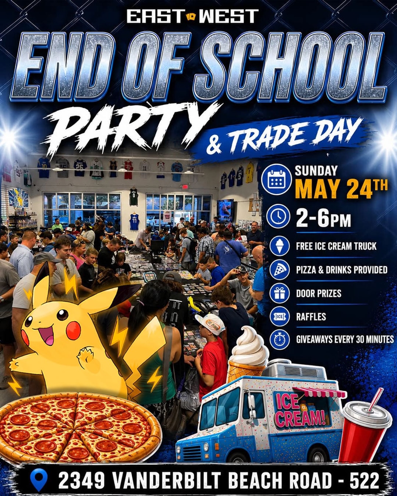 End of School Party and Trade Day at East West - Naples