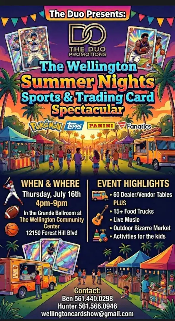The Wellington Summer Nights Sports & Trading Card Spectacular - Wellington