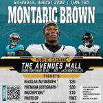 Montaric Brown Autograph Signing - Jacksonville